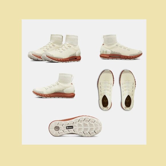 Under Armour HOVR Reactor Mid Cold Gear Connected Runner Ivory/Rose Gold 3020353 - Picture 10 of 15